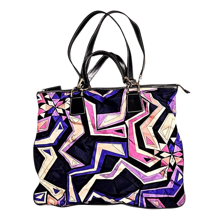エミリオプッチ☆美品☆ 2way マルチカラー トートバッグ ショルダーバッグ 中古・古着通販】Emilio Pucci (エミリオ プッチ) トートバッグ マルチ