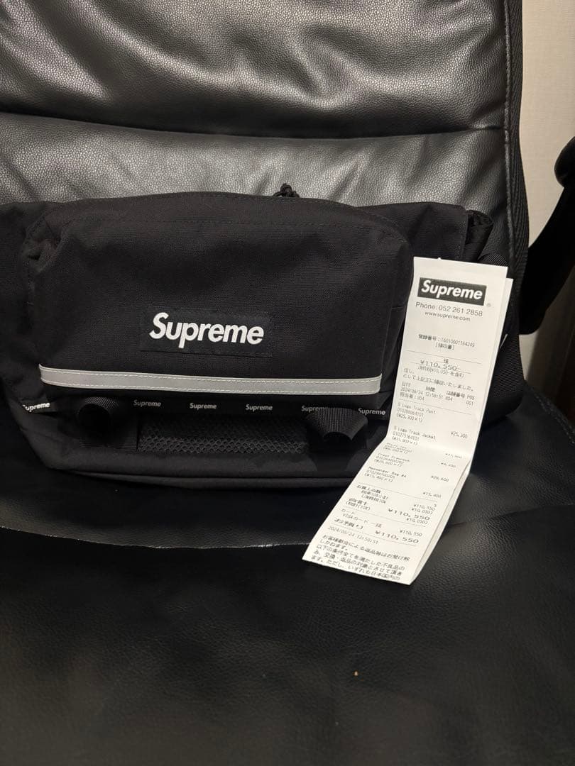 ほぼ未使用 Supreme Messenger Bag \"Black\"