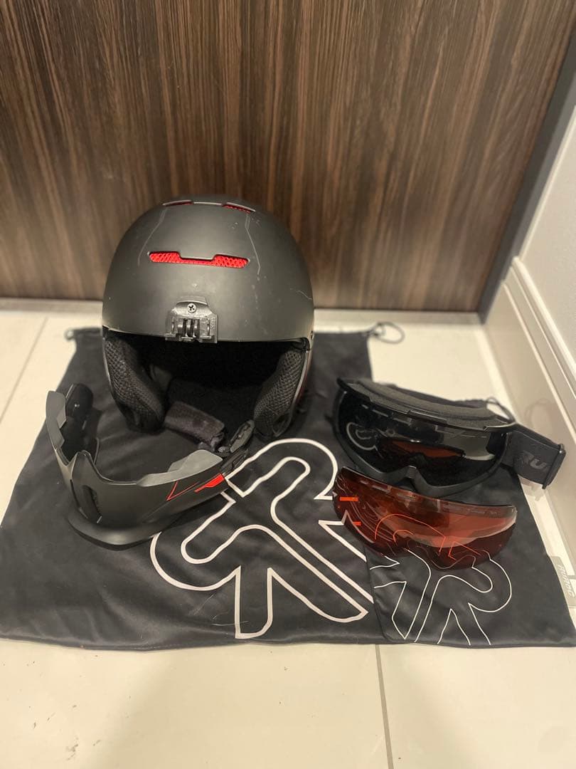 Ruroc スノーボード・スキー用ヘルメット M フルセット K107618611