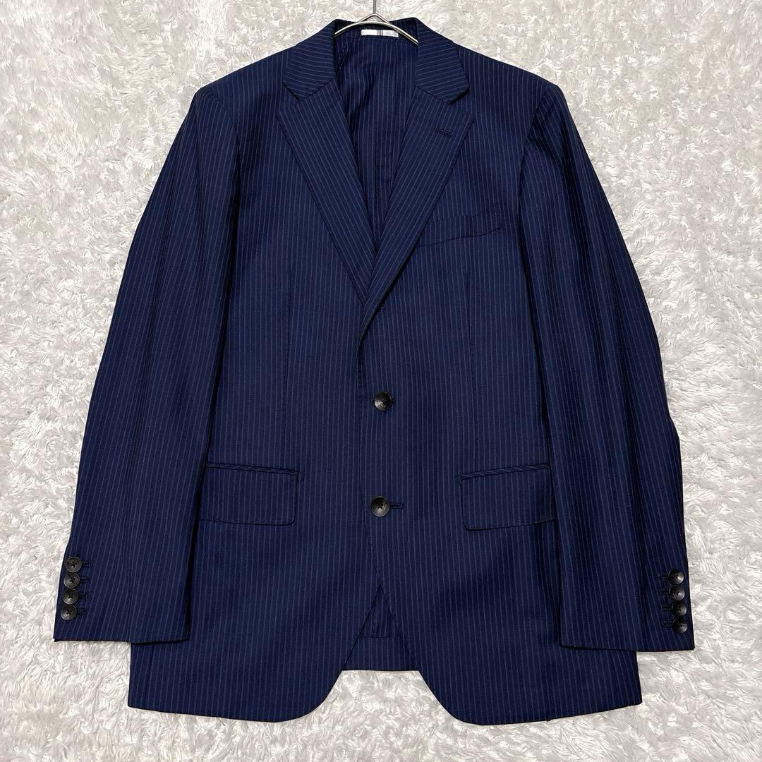 美品✨スーツセレクト REDA ICESENSE セットアップスーツ A5 紺 - メルカリ