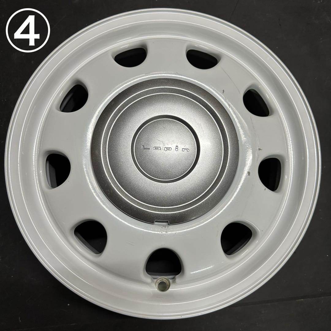 4本 ラパンLC／ショコラ スズキ純正ホイール ENKEI製 ホワイト - メルカリ