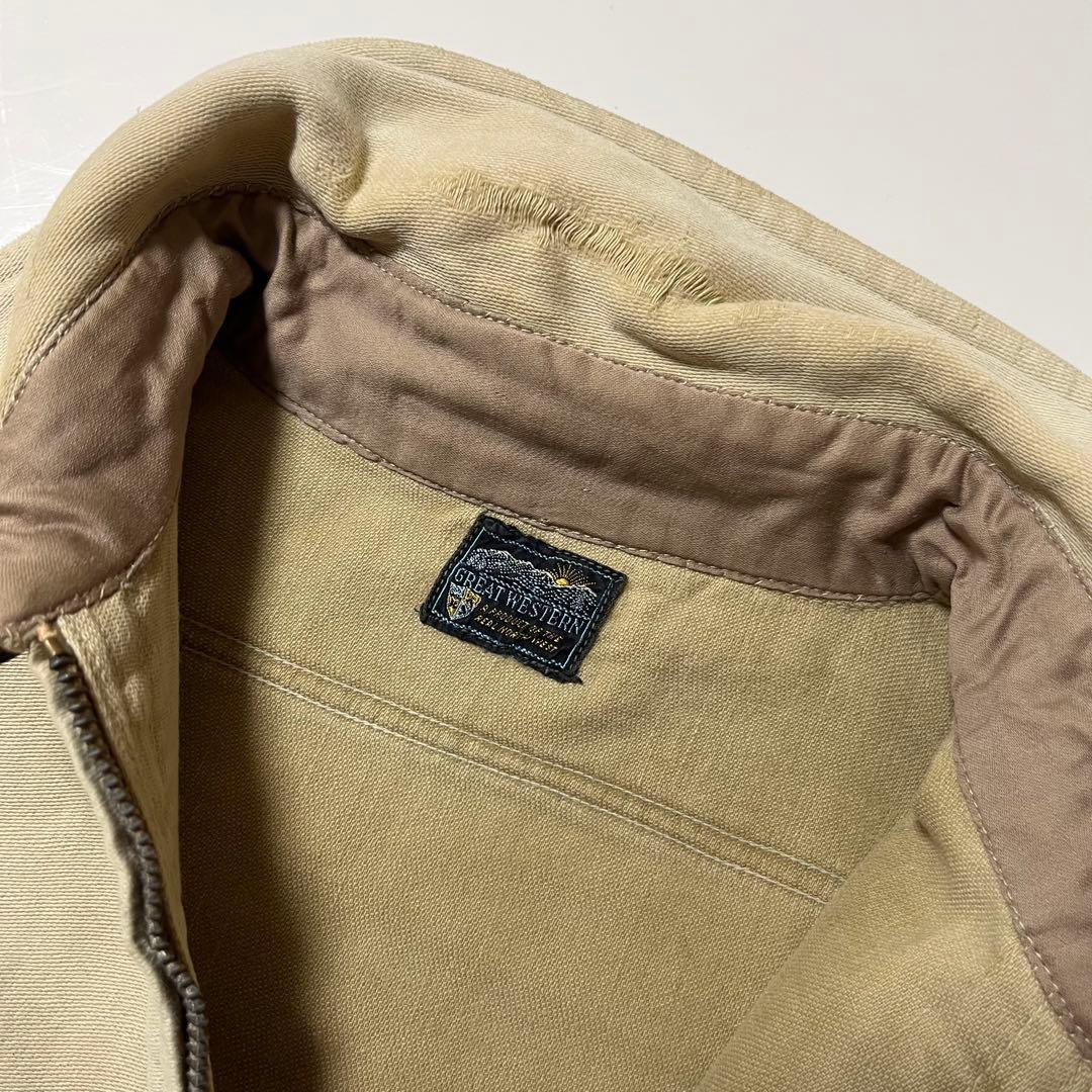 30〜40s Great western pullover shirt boro