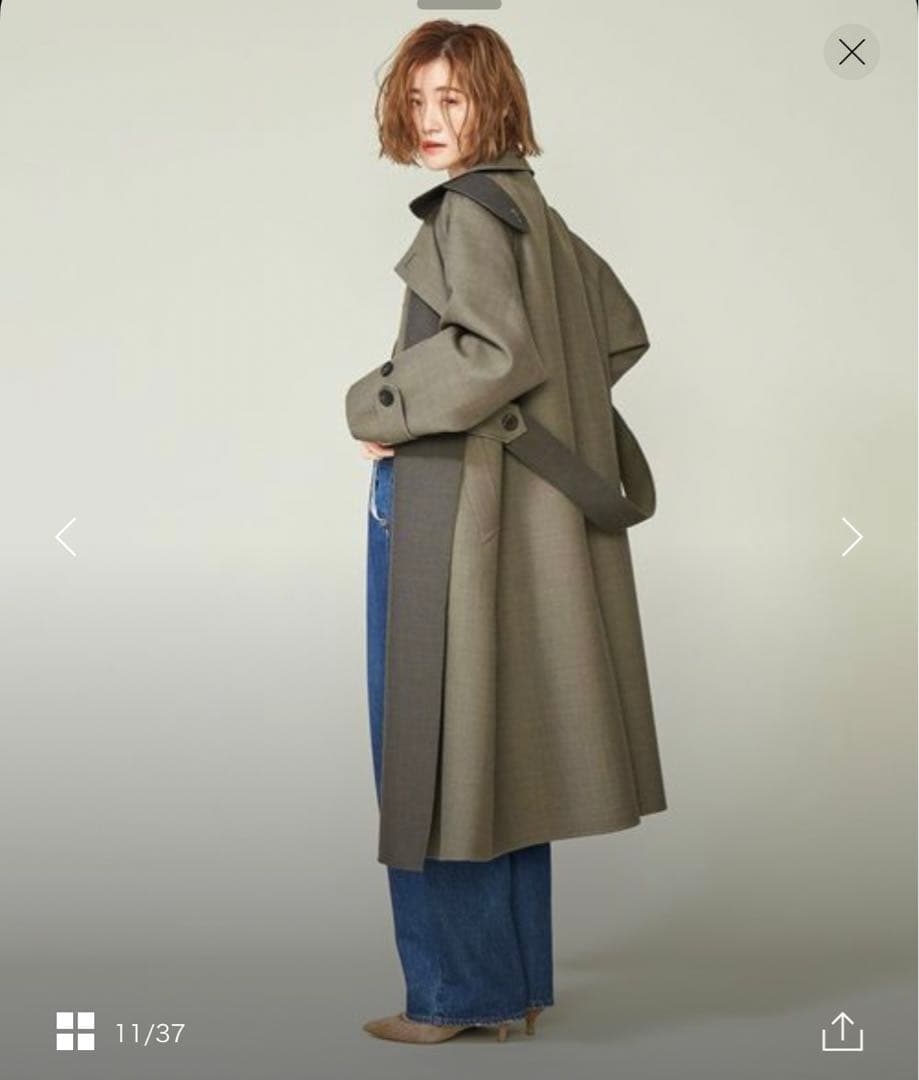 新品タグ付き＊conte＊リバー バルカラーコート - メルカリ