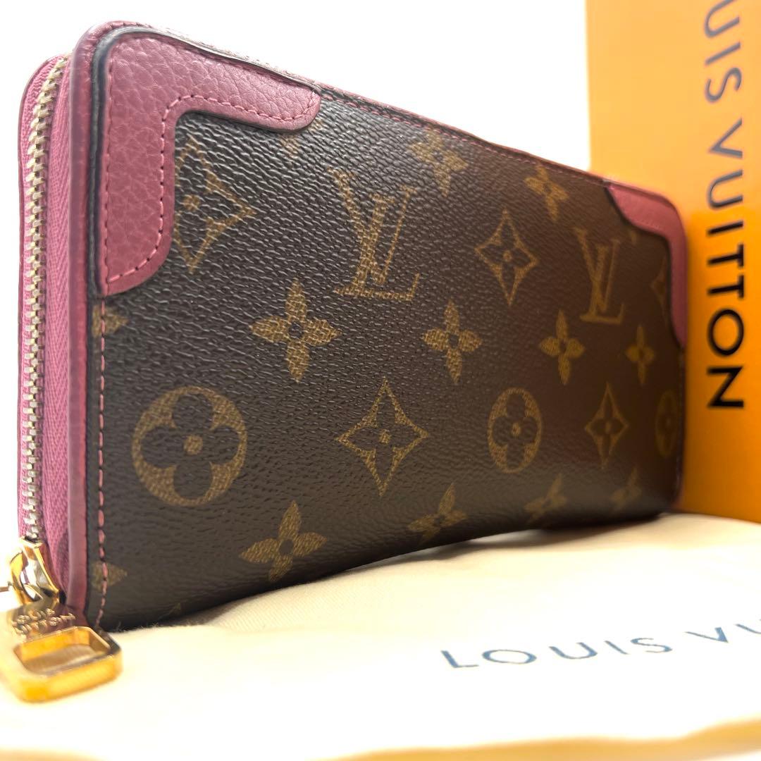 ルイヴィトン モノグラム レティーロ ピンク ジッピーウォレット 長財布 ローズ 駅南やまご質店オンラインショップ / ヴィトン モノグラム ジッピー