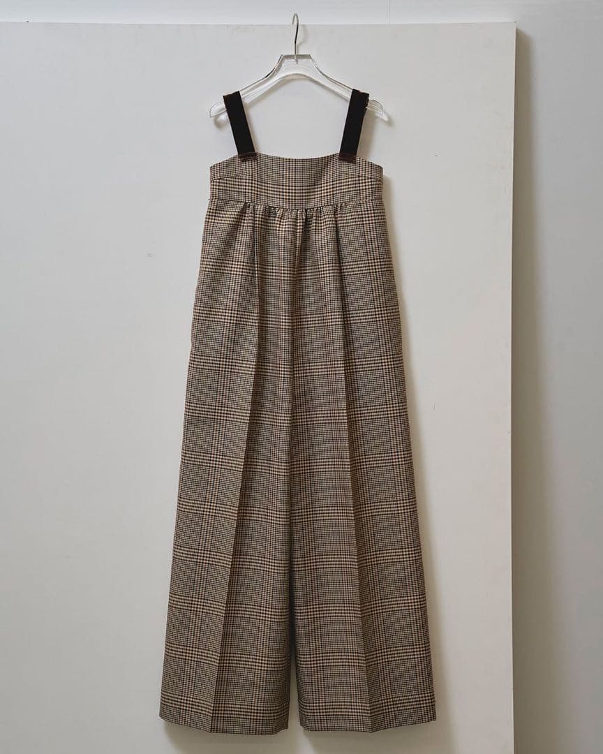 新品タグ付きTODAYFUL チェックワイドコンビネゾン - メルカリ