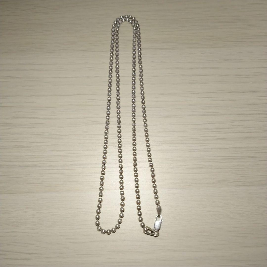 シルバー925 ネックレス 約70cm ボールチェーン アクセサリー ボールチェーン 幅約3.0mm 70cm シルバー925 シルバーチェーン