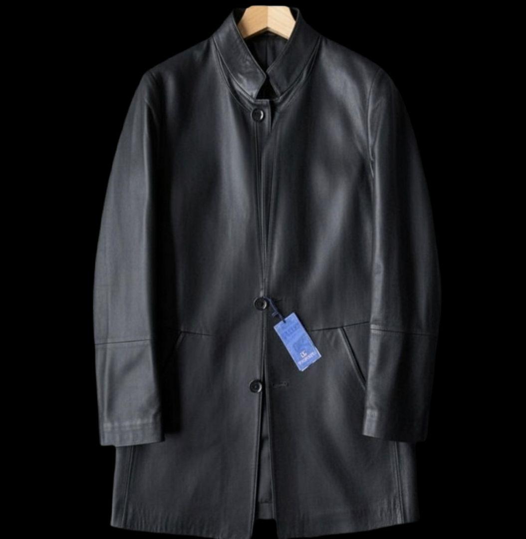 新品 羊革 メンズ チェスターコート 本革 /黒 表記Lサイズ細身 楽天市場】【3/11(水)2時まで クーポン＆ポイントUP】レザーコート