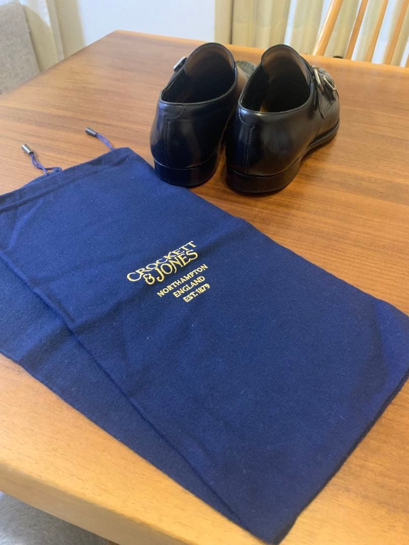 クロケット&ジョーンズ レプトン ダブルモンクブラック 8D - メルカリ