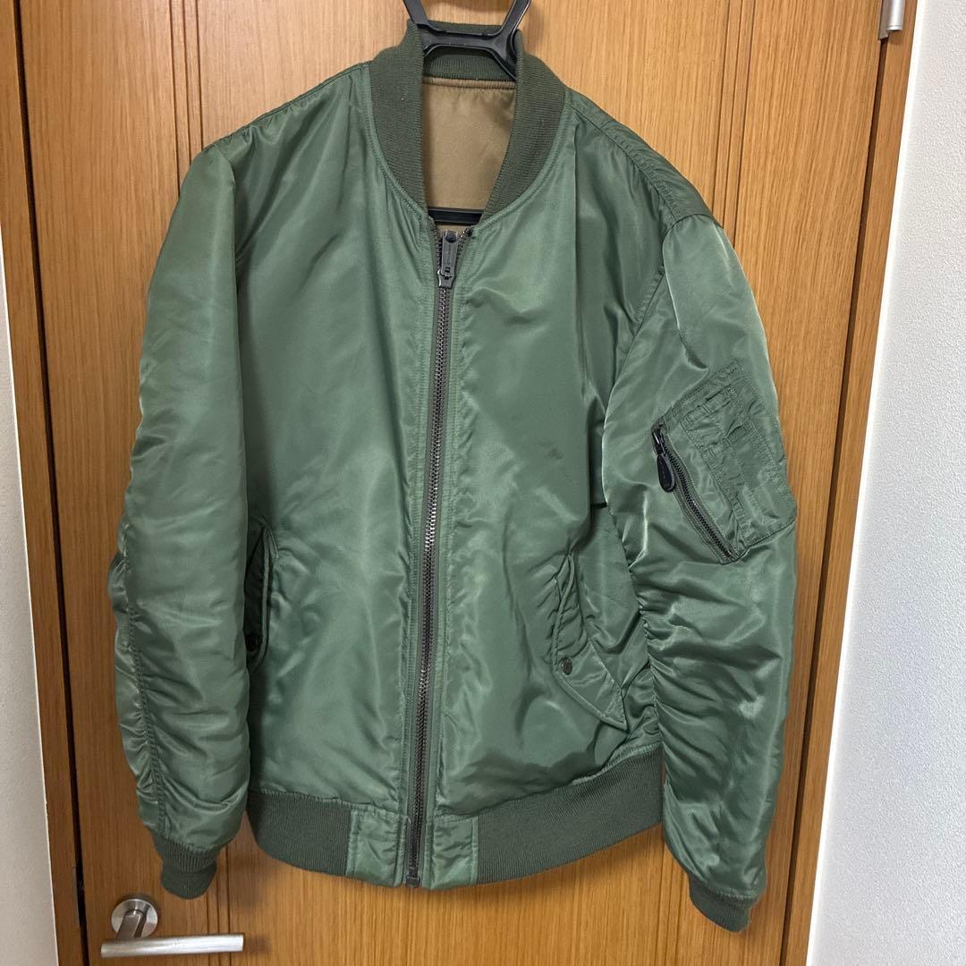 美品 AVIREX MA-1 L緑 アヴィレックス フライトジャケット AVIREX（アヴィレックス） アビレックス MA-1 コマーシャル COMMERCIAL