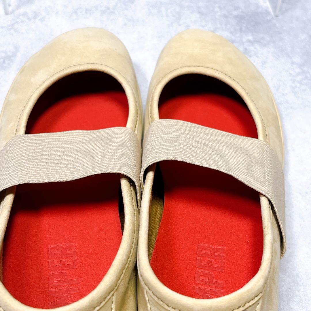 新品【カンペール】ライトニナ (36) フラットシューズ ストラップ