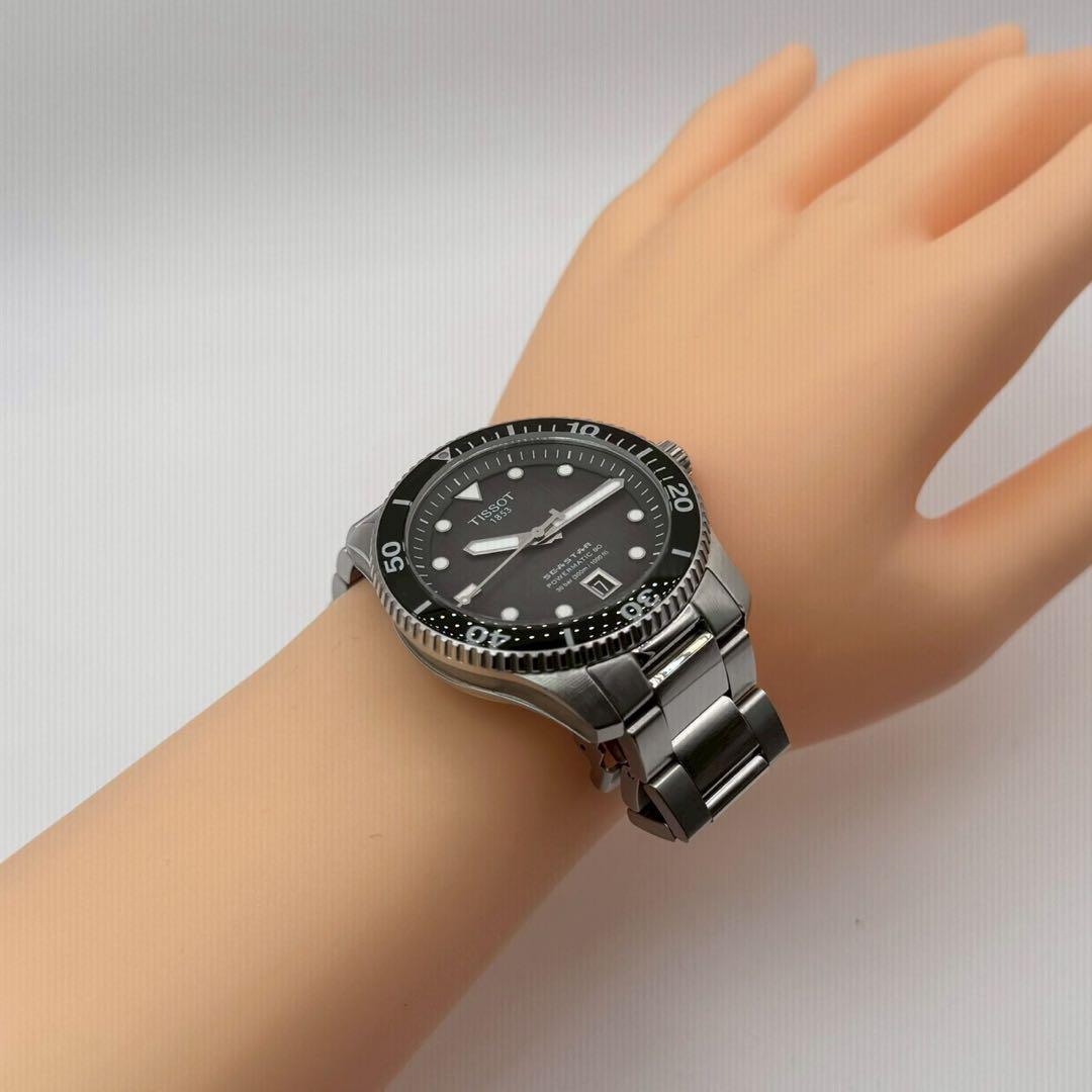 未使用級/稼働 ティソ シースター1000 T120807 パワーマティック80