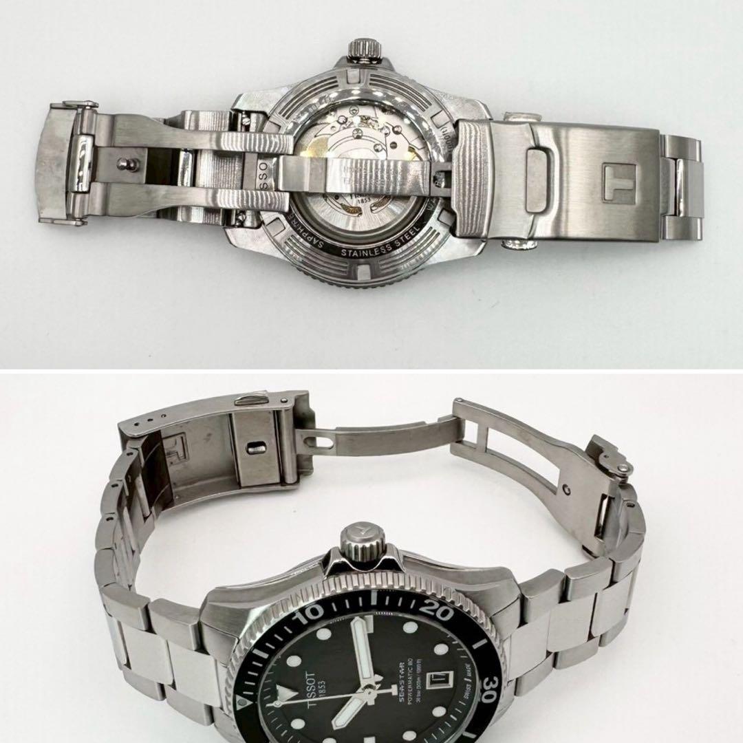 未使用級/稼働 ティソ シースター1000 T120807 パワーマティック80