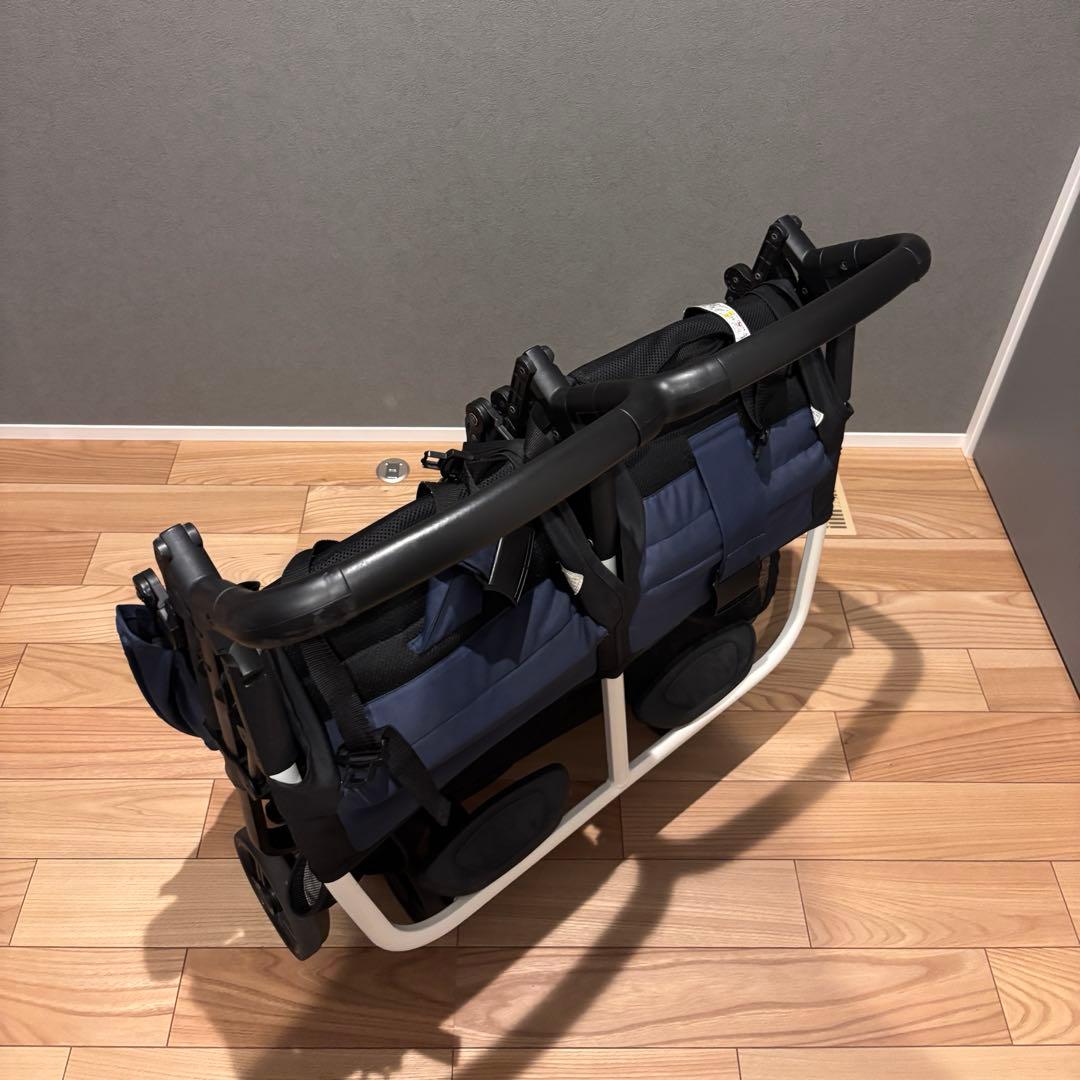 ココロンツイン　二人乗りベビーカー　双子　ベビーカー　説明書あり