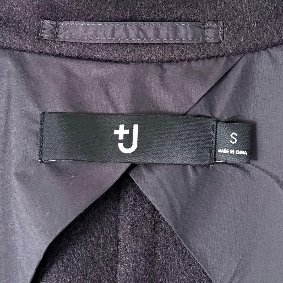 新品✨ユニクロ +J カシミヤブレンドチェスターコート ダークグレー S〜M相当