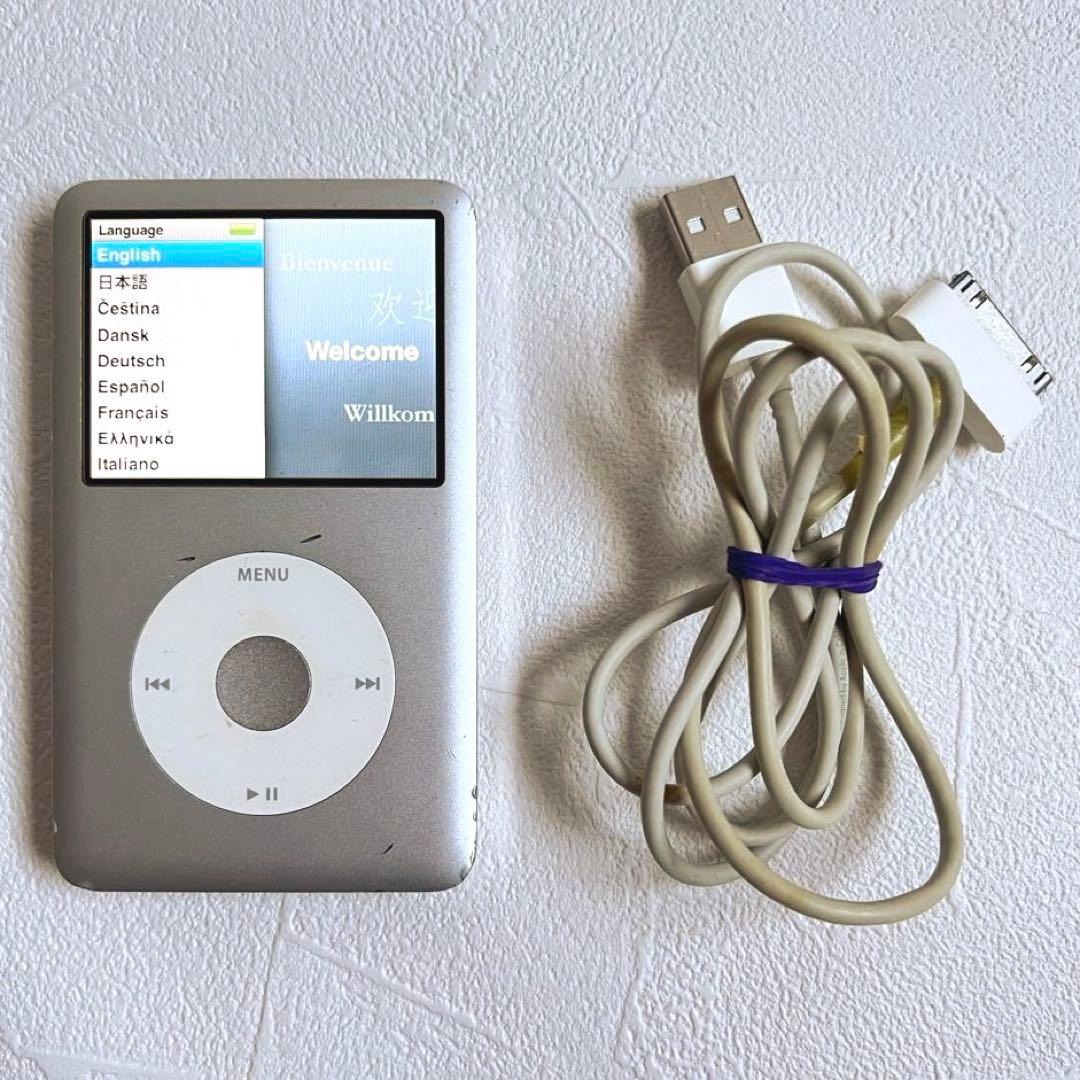 iPod classic 第6世代 80GB シルバー Apple 動作確認済 - メルカリ