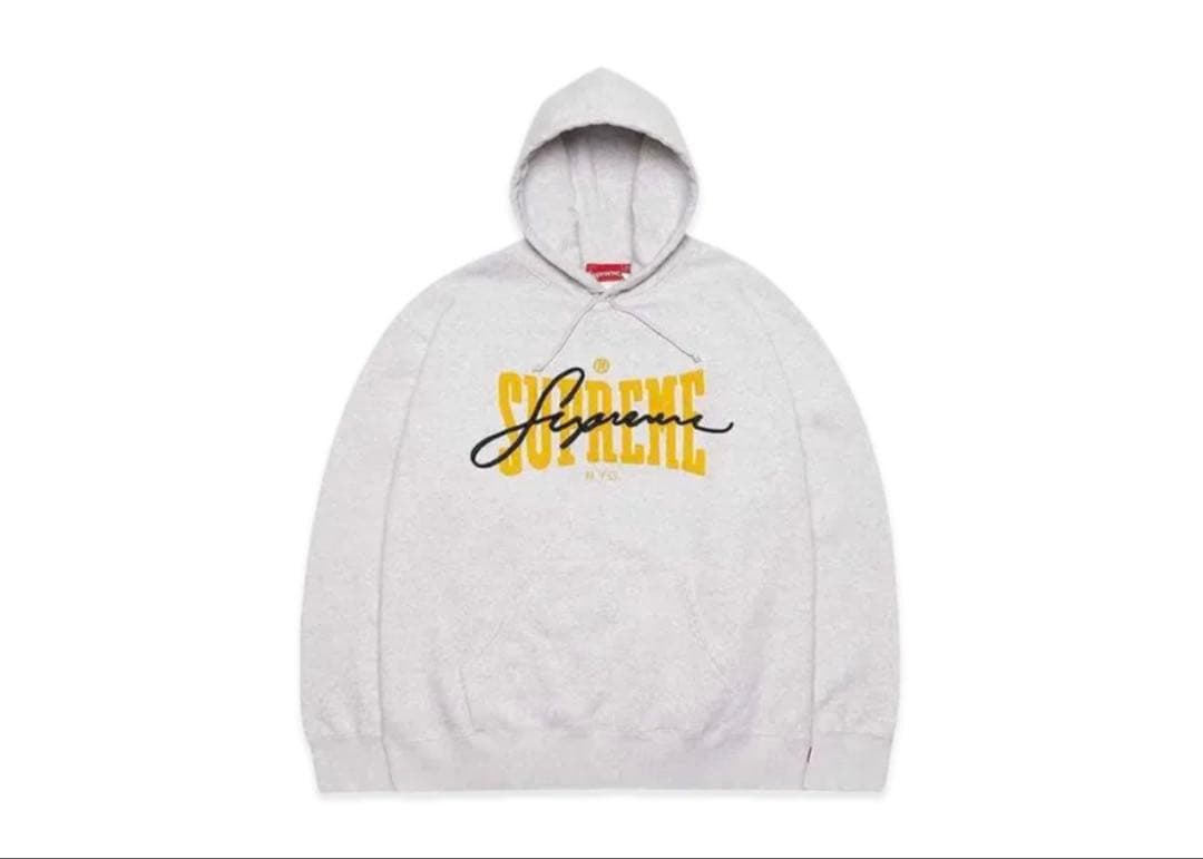 supreme EmbroideredChenille フーディー スウェット