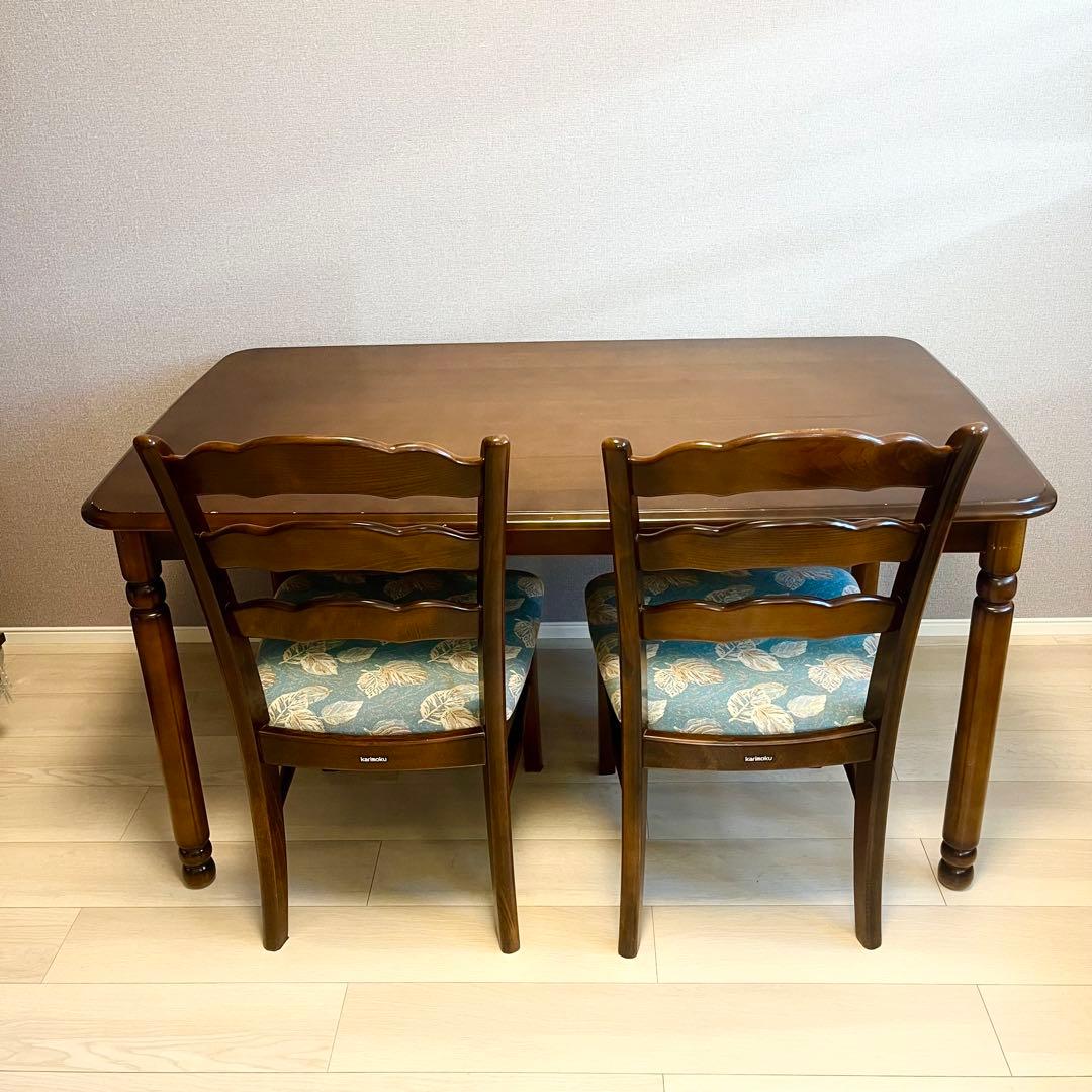 カリモク コロニアル ダイニングテーブル ウォールナット　テーブルのみ 4人向け COLONIAL（カリモク家具） カリモク コロニアル ダイニングテーブル 丸