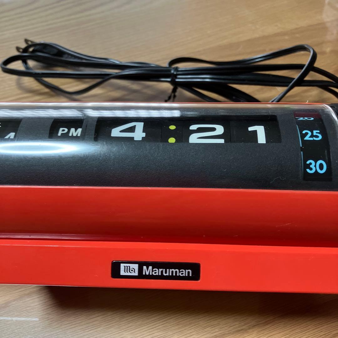 Maruman ヴィンテージ ドラム式時計 アラーム DS210 60Hz - メルカリ