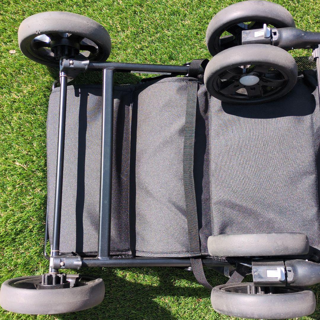 ガチ盆栽 2人乗りベビーカー グレー 折りたたみ式 商品詳細折りたたみ