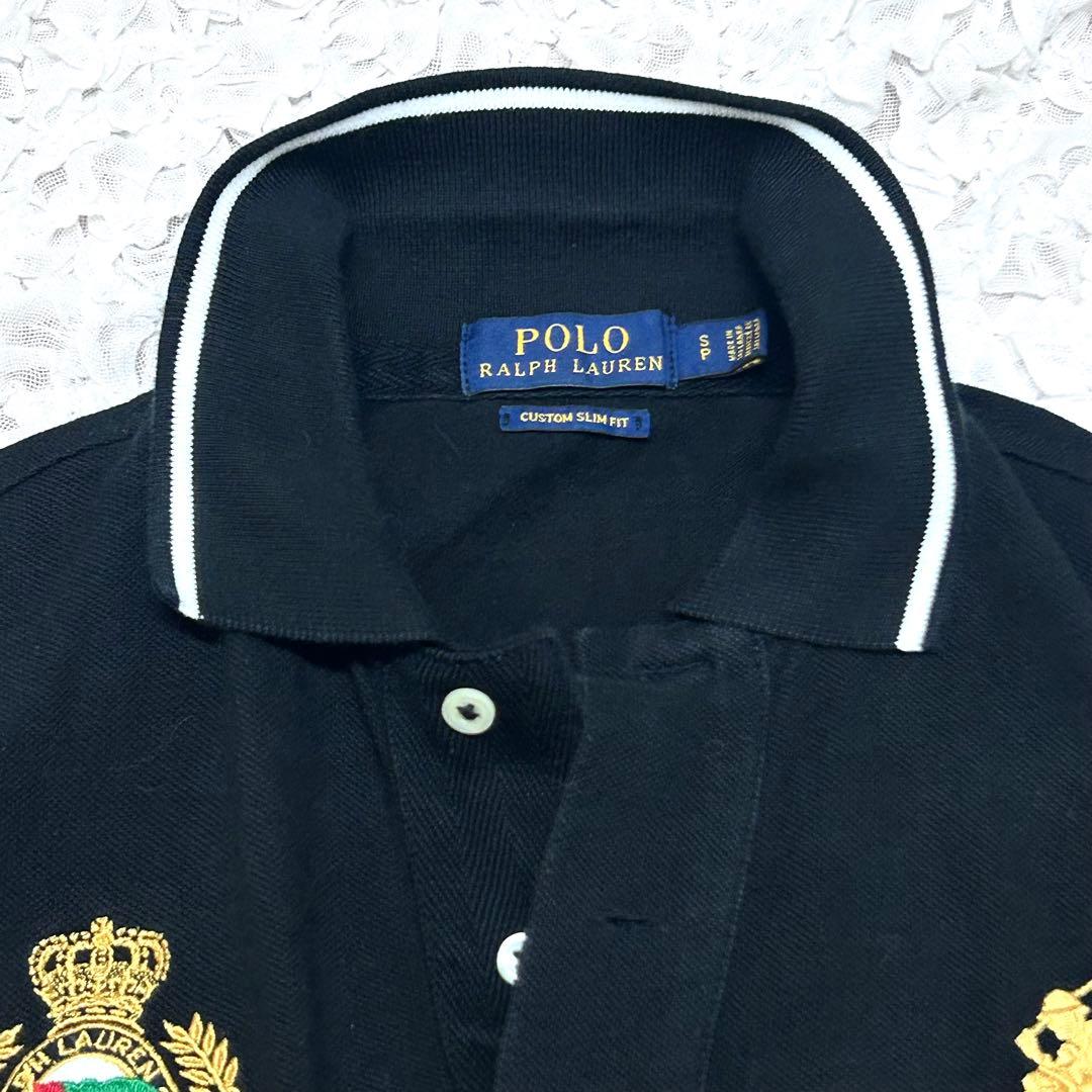 限定品 ポロ ラルフローレン ポロシャツ ドバイ 金刺繍 ビッグポニー