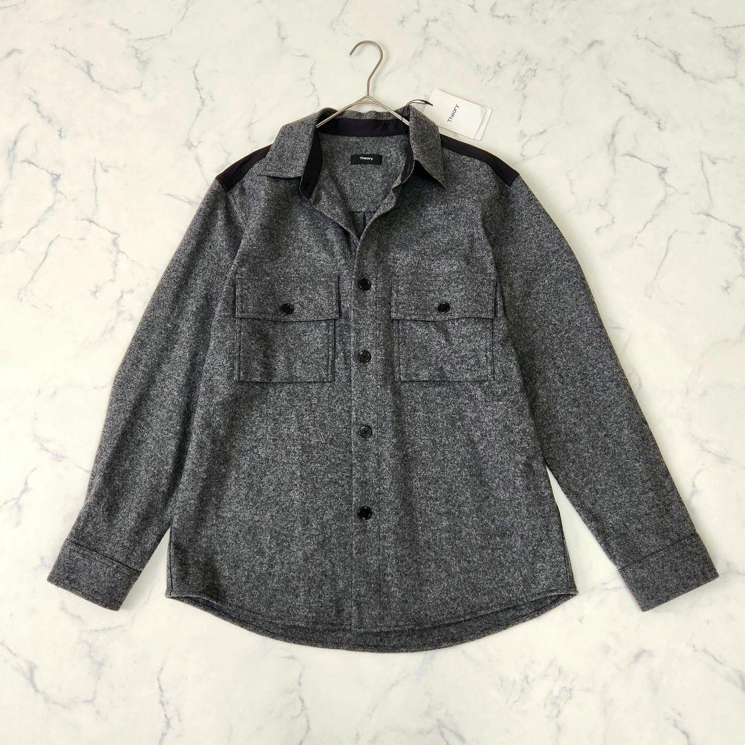 タグ付き✨新品未使用　Theory ウールジャケット　ダークグレー theory luxe ダークグレー ジャケットコート - メルカリ