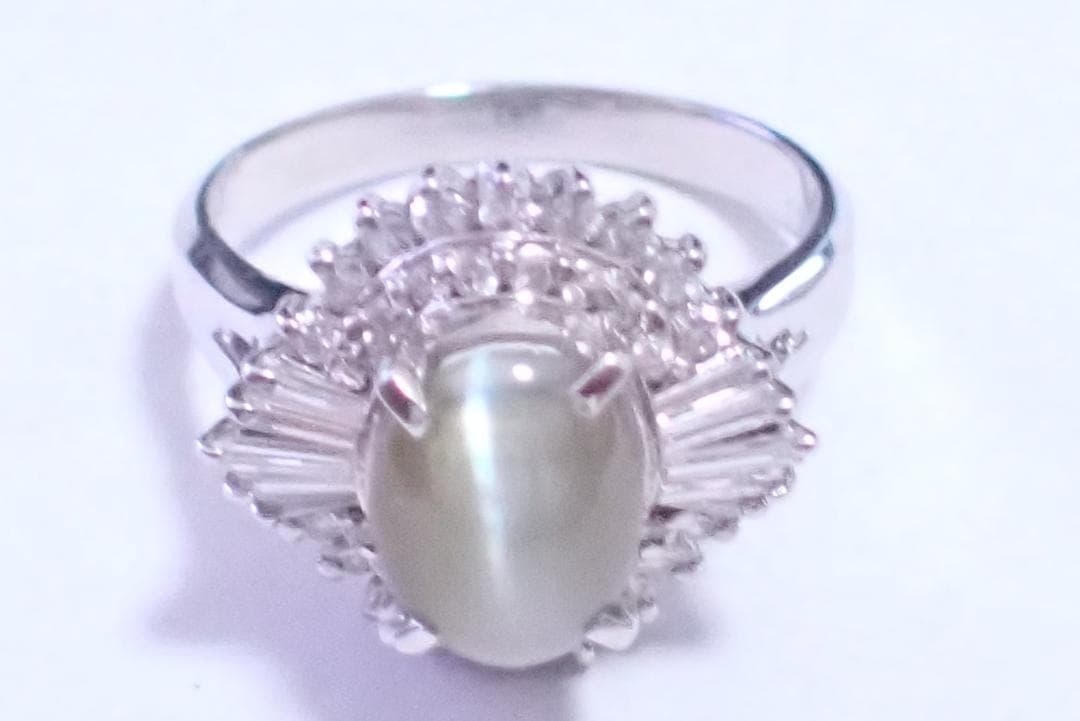 リモ　クリソベリルキャッツアイ　1.84ct　指輪　11.5号