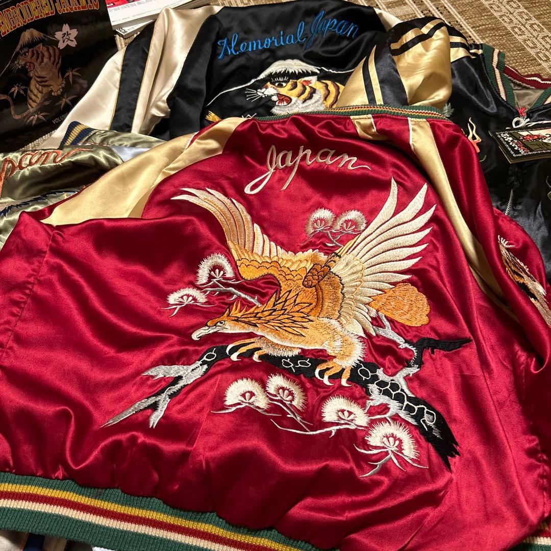 専用☆激レア☆東洋エンタープライズ スカジャン 鷹&沖縄MAP柄