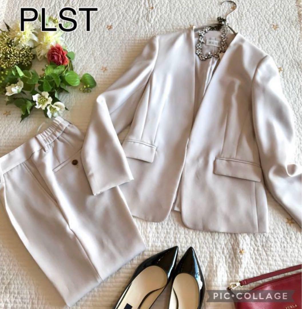 プラステ セットアップ パンツスーツ ツイル2WAYスト - メルカリ