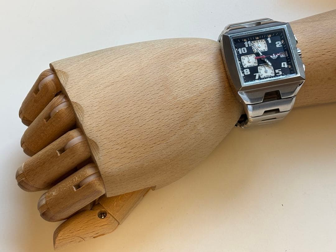 アディダス/時計/CS3500/ビンテージ/クロノグラフ/スクエア/オリジナル