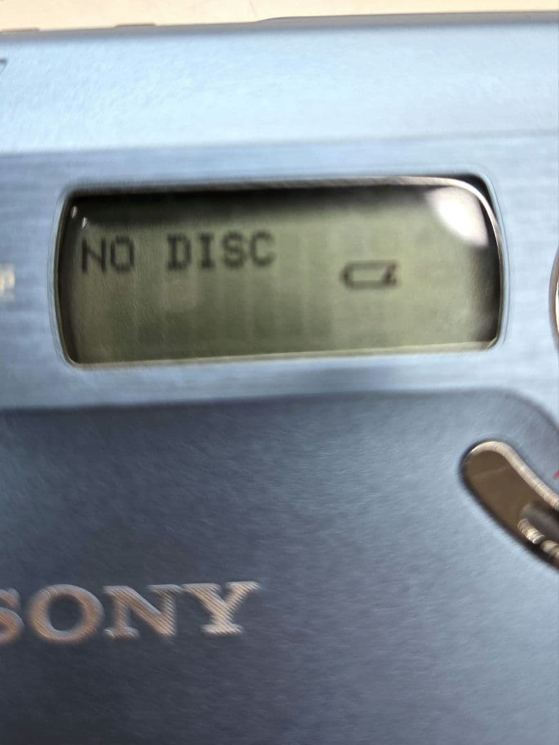 【動作品】SONY NET MD WALKMAN MZ-N920 ブルー