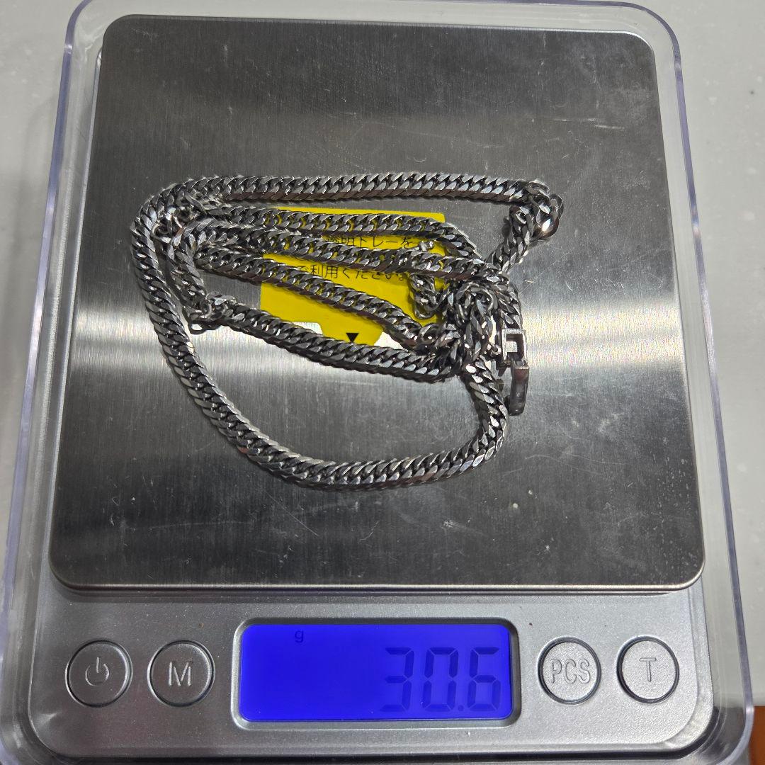 喜平ネックレス Pt850 30.6g 6面W 50cm