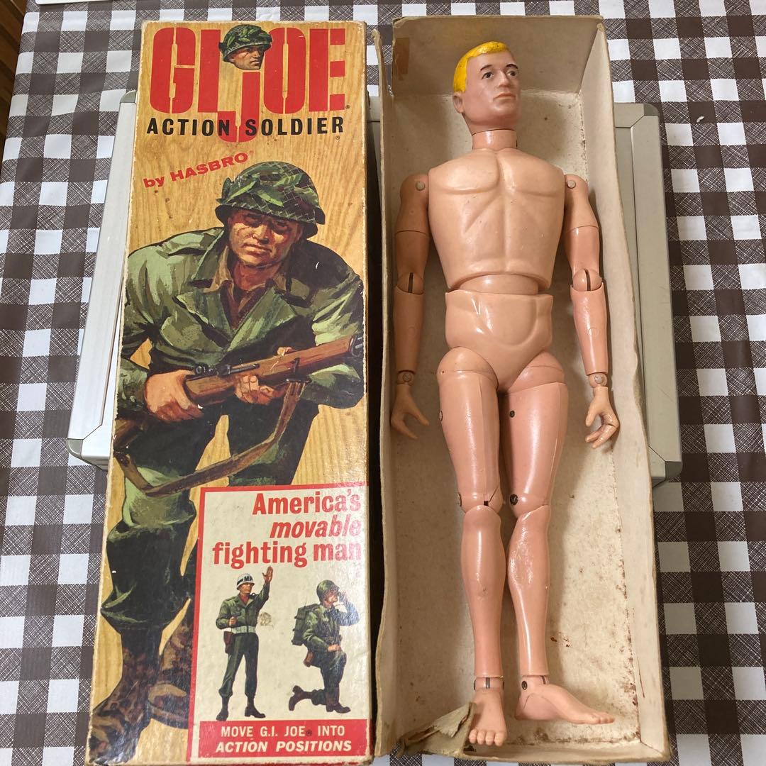 1964年モデル 米ハスブロ社製 初代G.I. Joe ヴィンテージ素体　当時物 1964年モデル 米ハスブロ社製 初代G.I. Joe ヴィンテージ素体 当時物