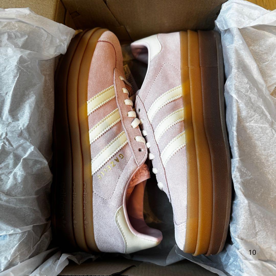 【adidas】W GAZELLE BOLD JQ7777ピンク 23.5cm
