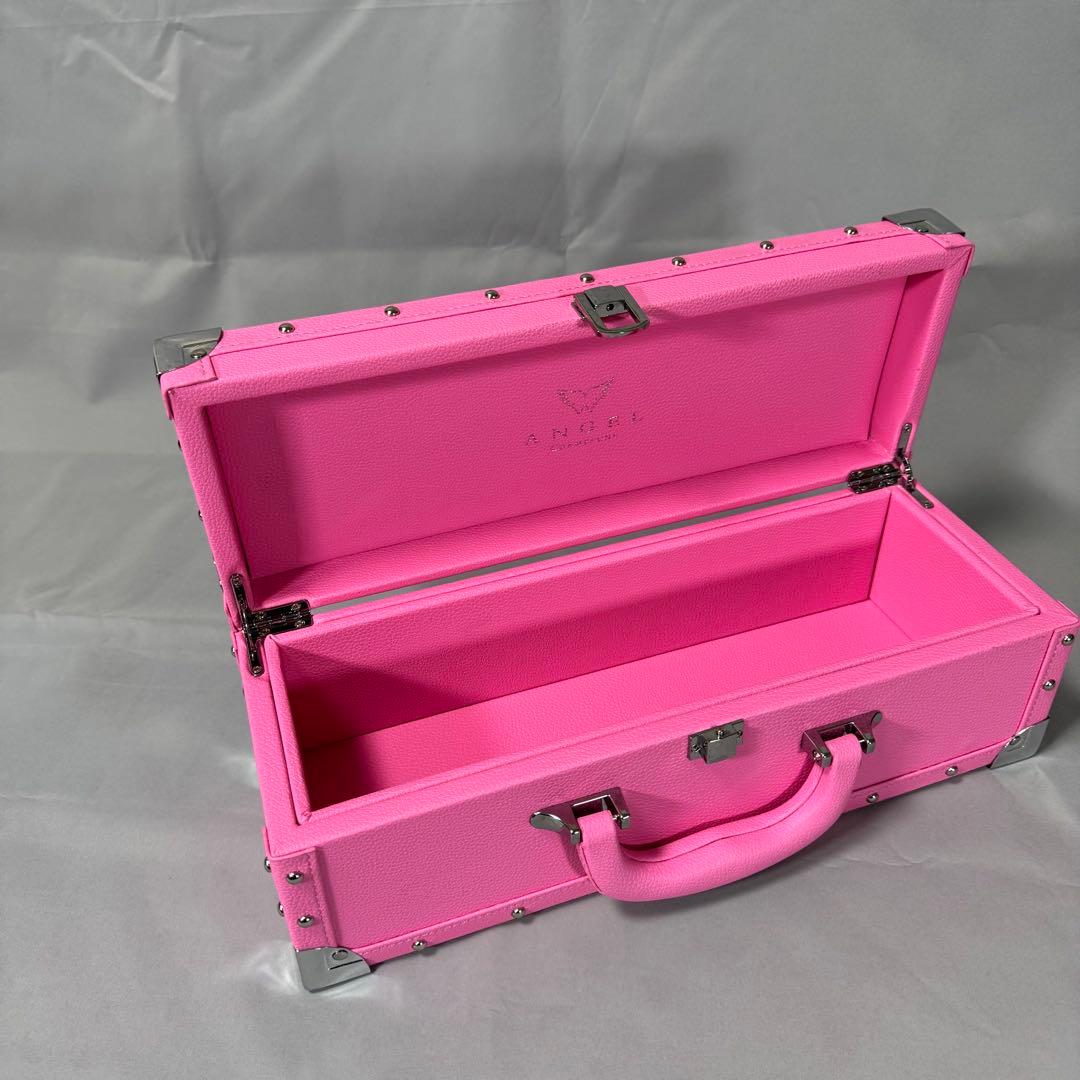 ANGEL エンジェル シャンパン 空箱 空き瓶3本セット 黒 ピンク 白