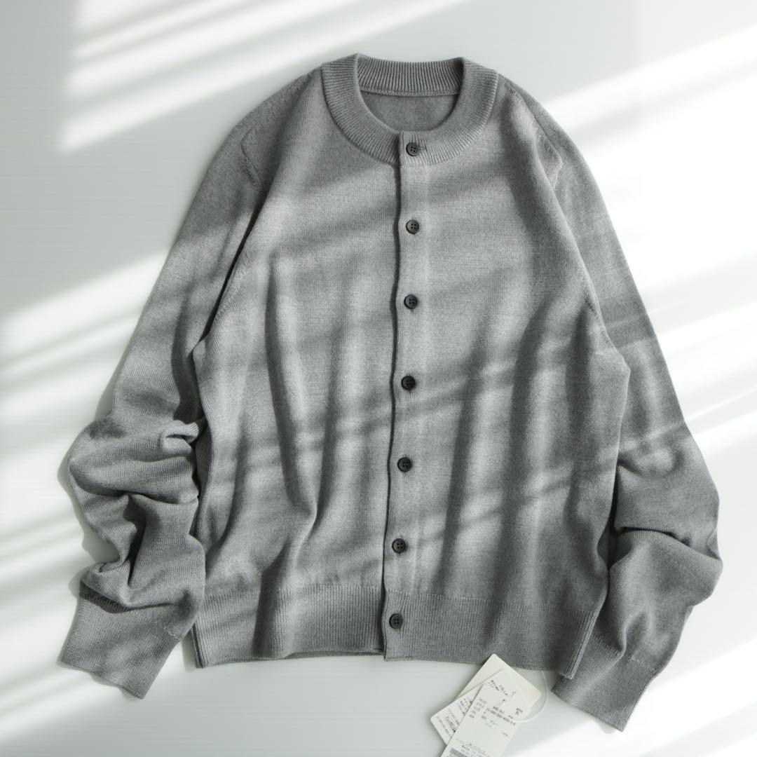 新品｜ドゥーズィエムクラス WISH クルーネックカーディガン グレー