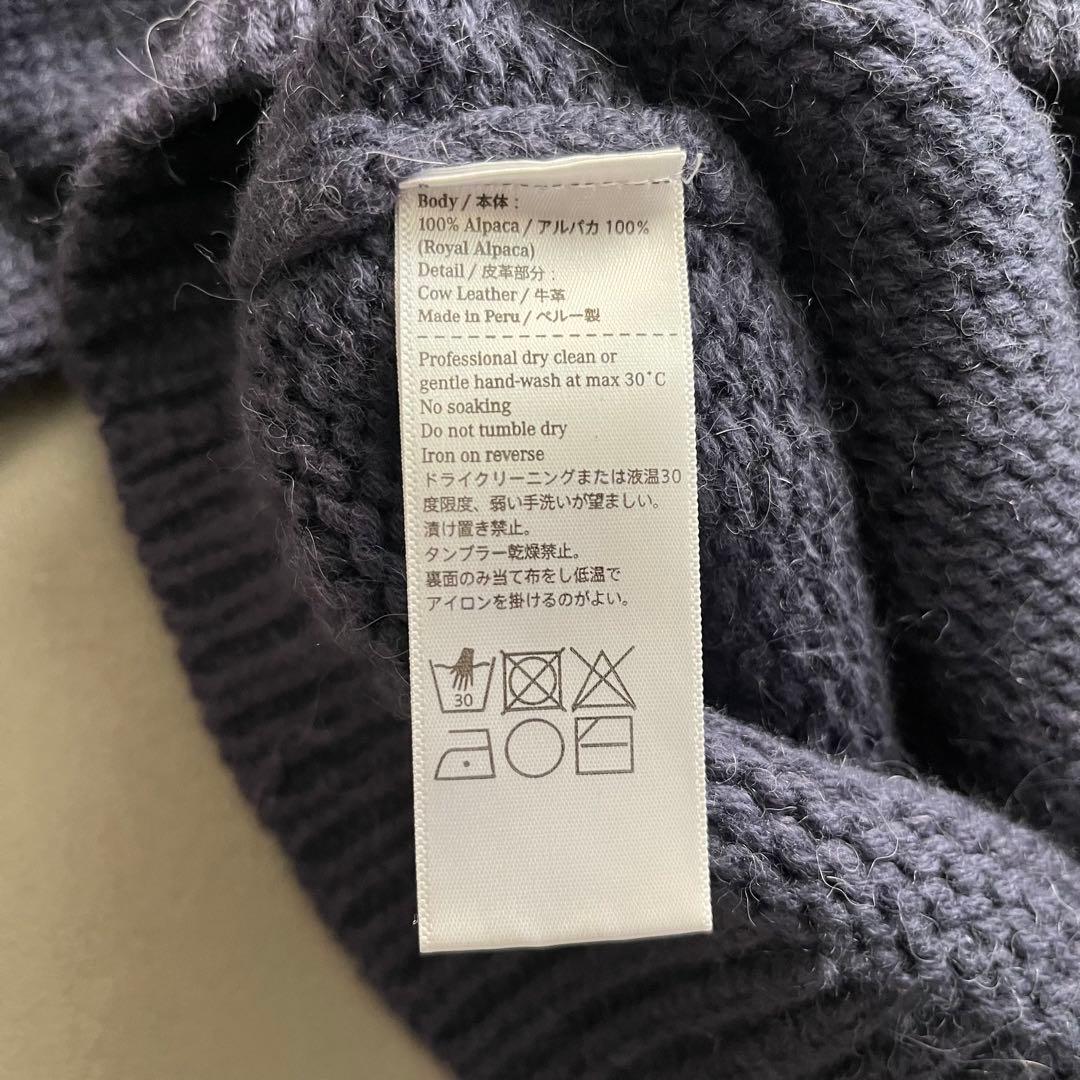 The Inoue Brothers タートルネック ニット L navy