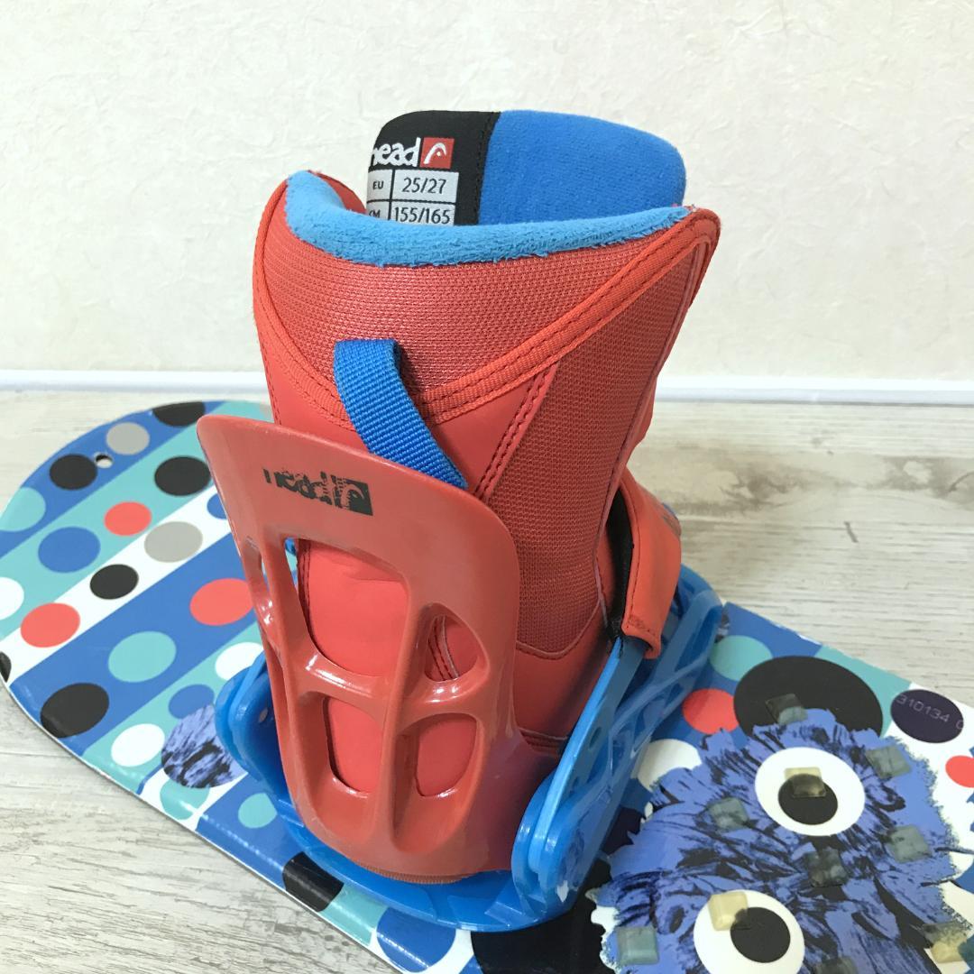 HEAD ROWDY キッズ用 スノーボード 80cm フルセット 16.5cm