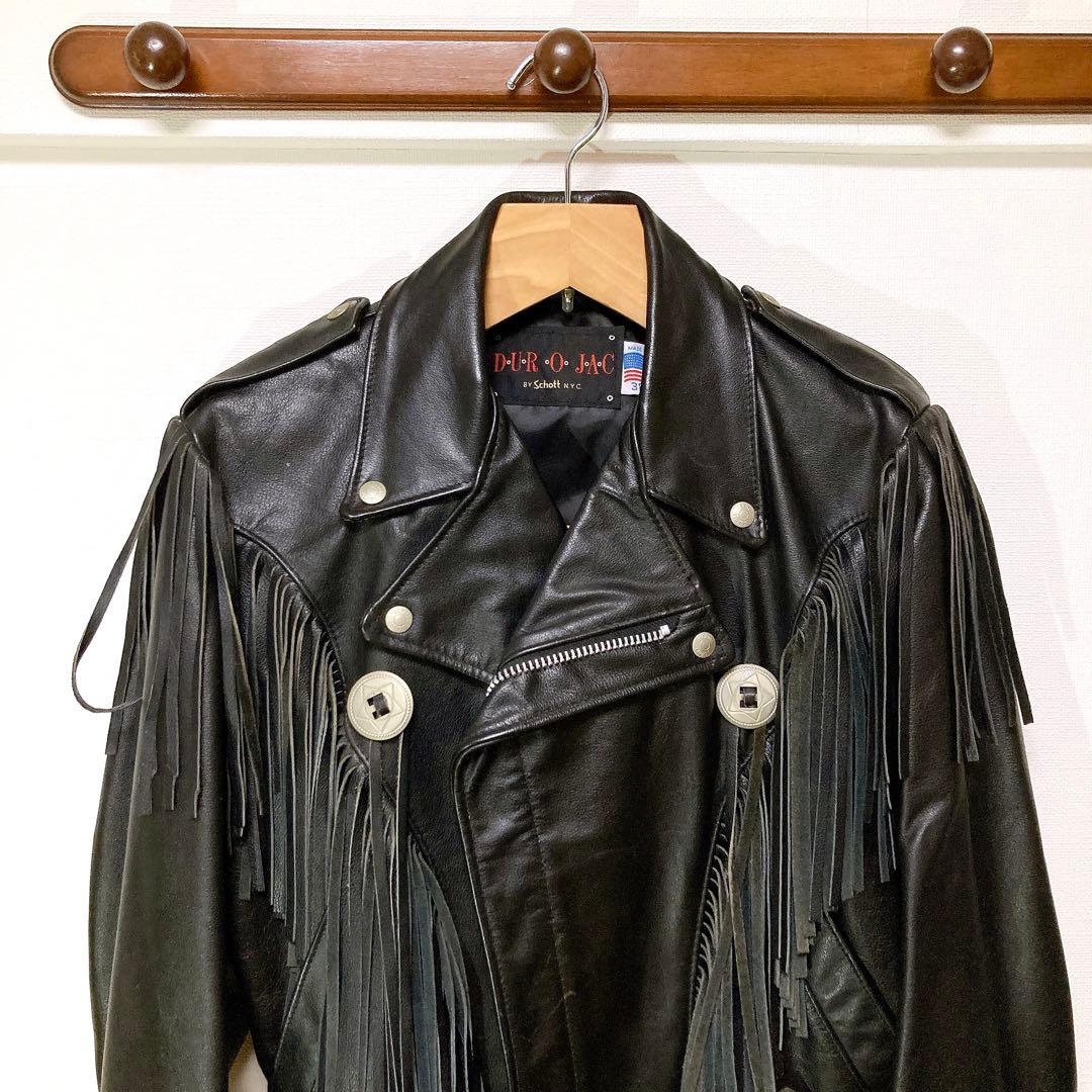 DUROJAC by Schott ダブルライダースジャケット USA製 38 - メルカリ