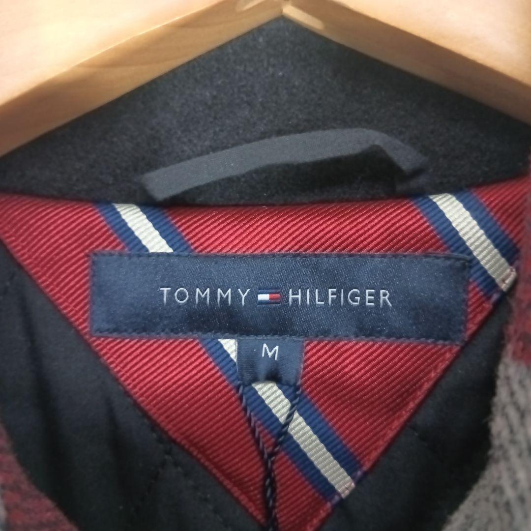 新品タグ付き】トミーヒルフィガー カシミヤ混 メルトン Pコート 肉厚 ML