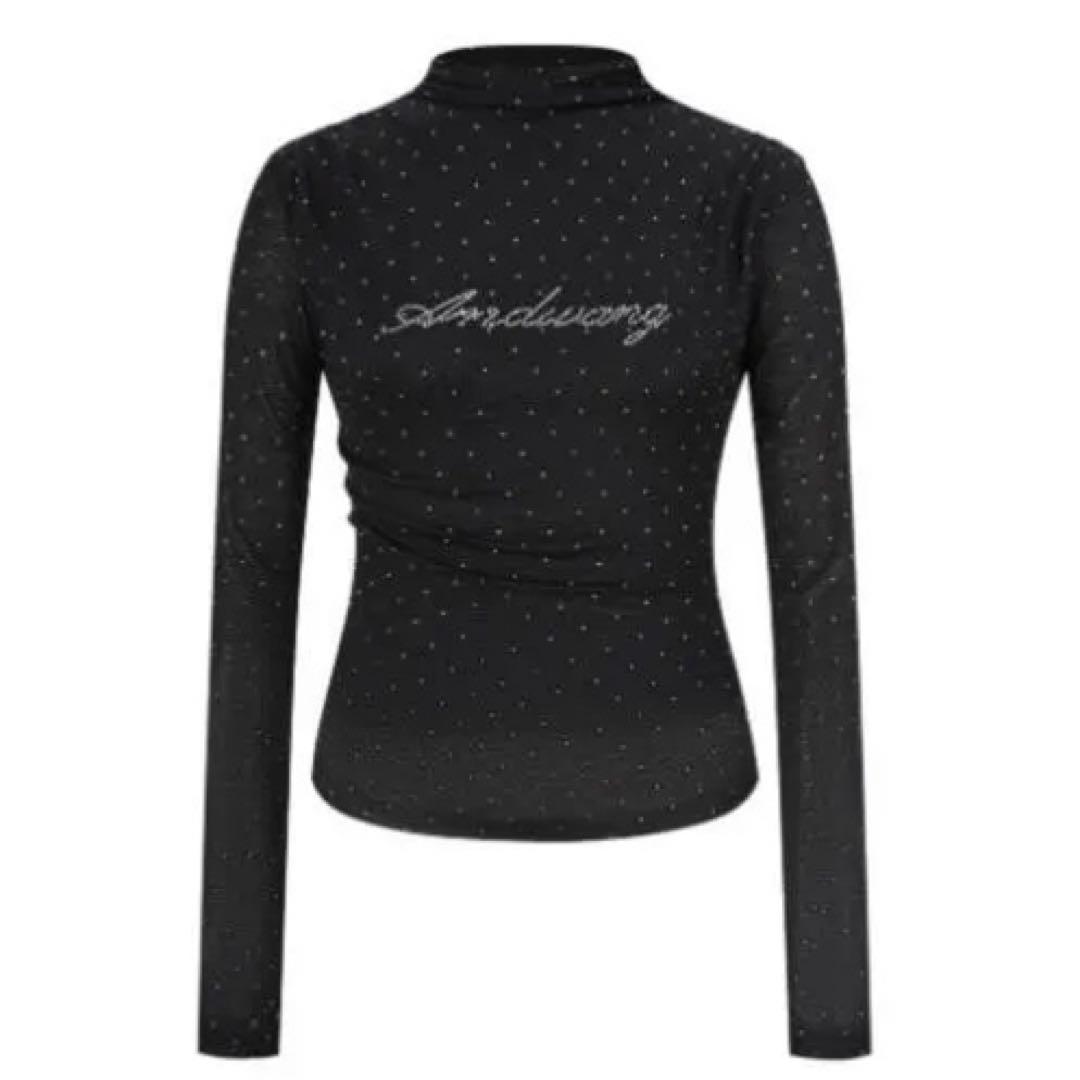 ANDWANG AND bijou high neck tops