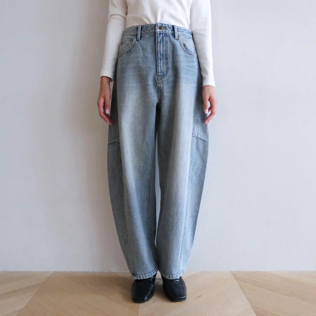 新品未使用/Sea Room Lynn Roundishルーズデニム25インチ - メルカリ