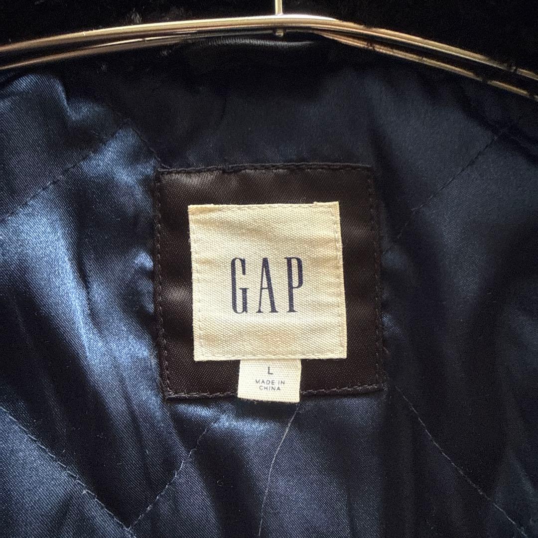 GAP【XL相当】B-15 ボア付き MA-1 y2k 黒／フライトジャケット - メルカリ