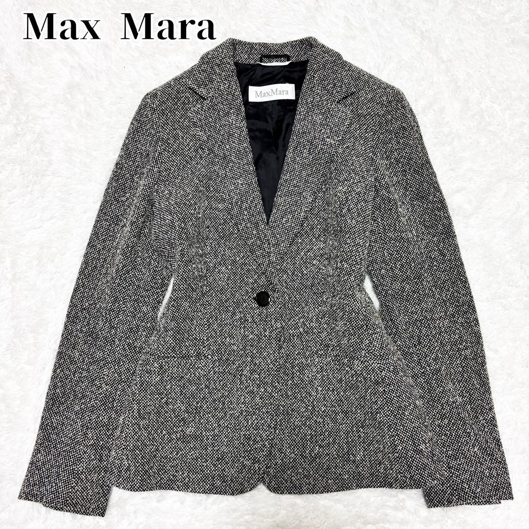 ぷるぷる 　MAX MARA 白タグ ツイード ウール テーラード サルトリアーレコレクション | マックスマーラ公式サイト