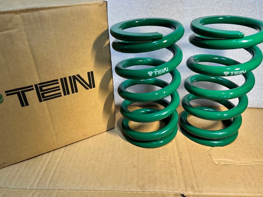 TEIN ID70 175mm 車高調スプリング 「美品」 TEIN（テイン） 直巻きスプリング ID70 10k 175mm (2本セット) 車高調