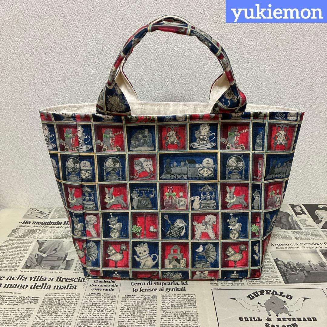 ハンドメイド トートバッグ yukiemon TOYナイトボックス - メルカリ