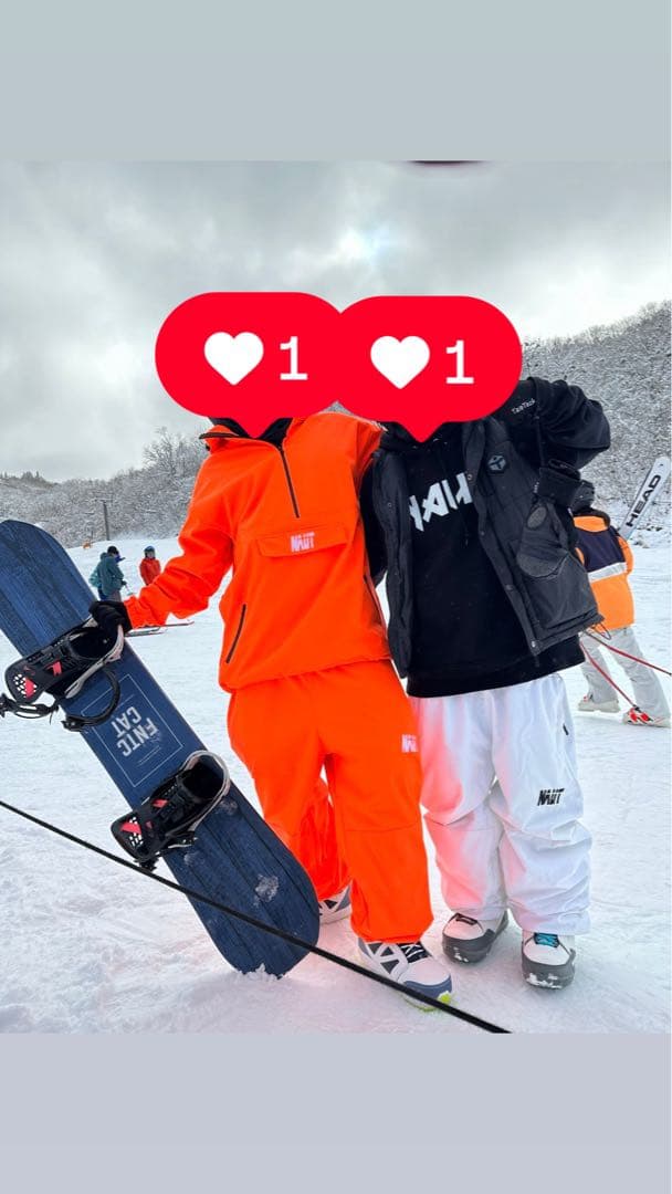 Naut（ノート） スノーボード ウェア セットアップ オレンジ