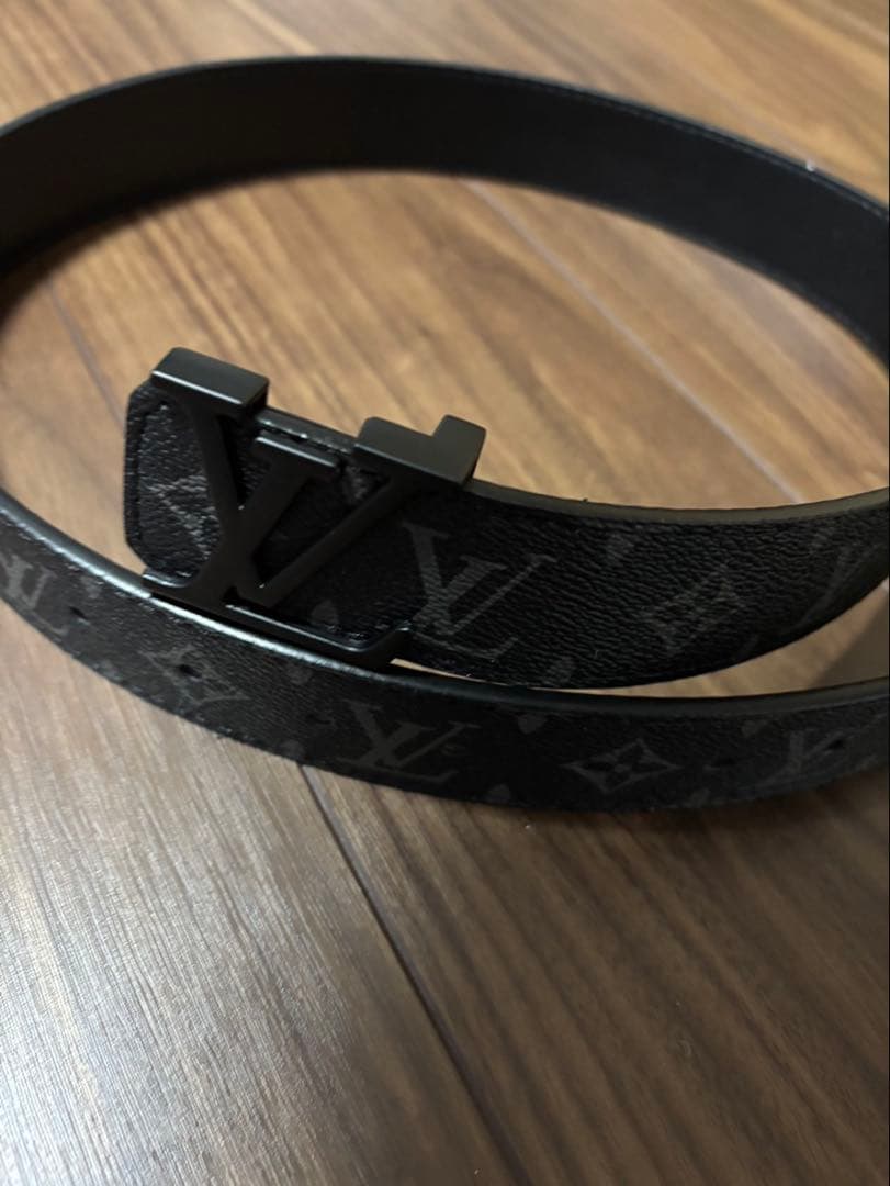 Louis Vuitton ブラック ベルト 100cm M8213 - メルカリ