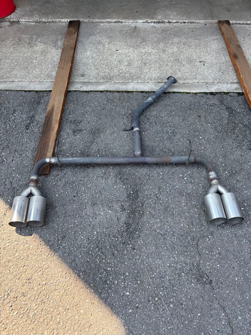 80ハリアー ハイブリッド用リアピースマフラー 80系ハリアー ハイブリッド/リアピースマフラー【スタンダード