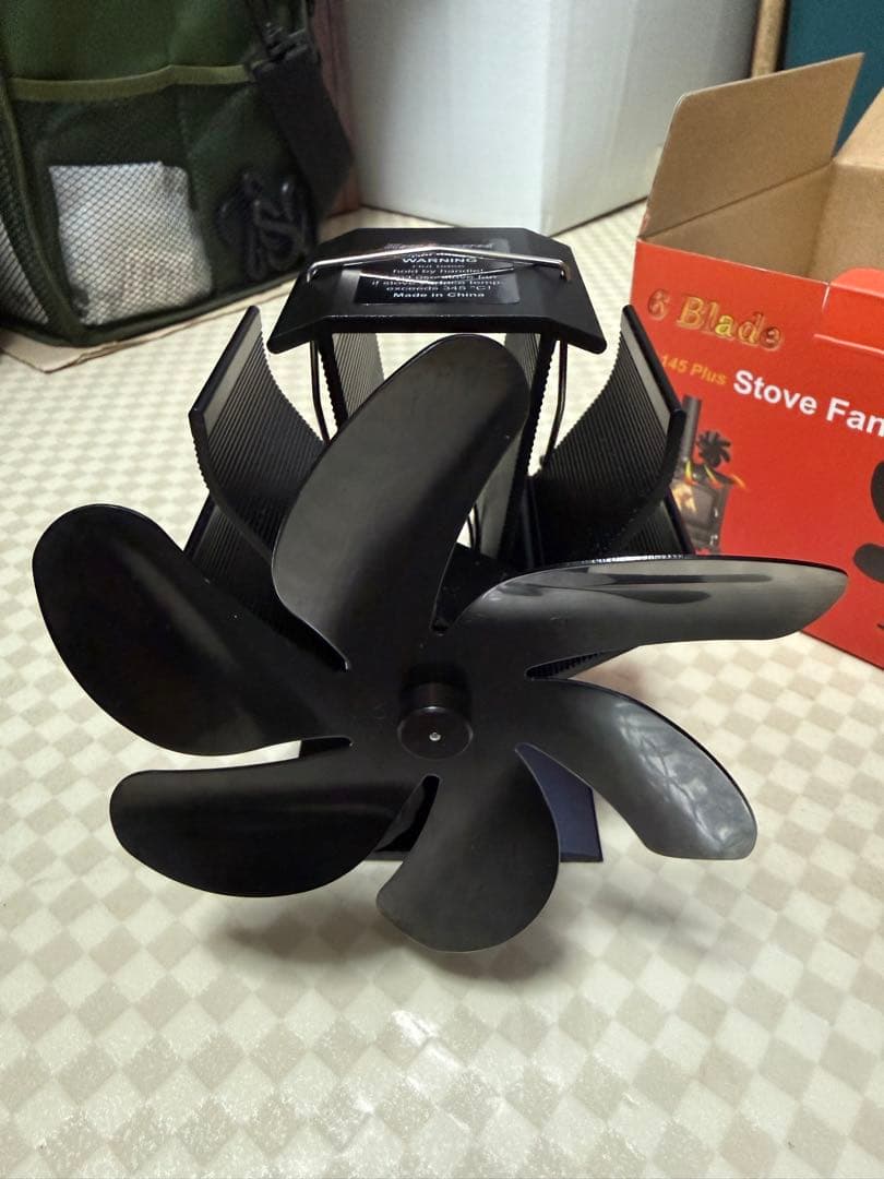 solotour 薪ストーブ 煙突ガード、ブラシ、ストーブファン、バッグ セット