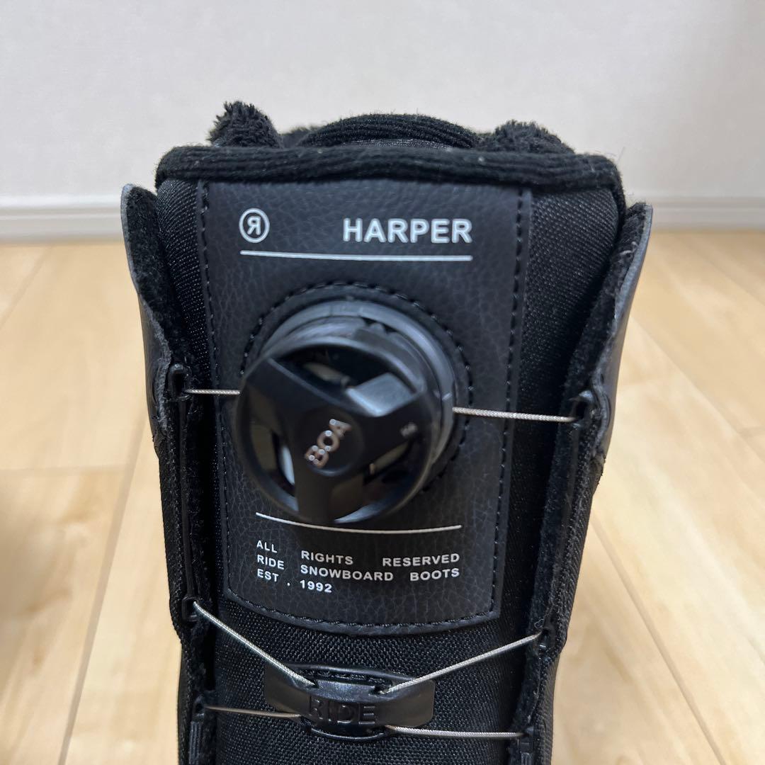 【超美品_即日発送】RIDE スノボブーツ　HARPER BOA　25.5cm
